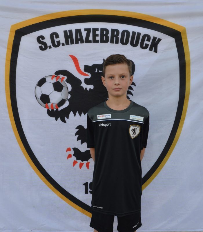 GOSSET Naël U11 SCH SC Hazebrouck Sporting Club 2021