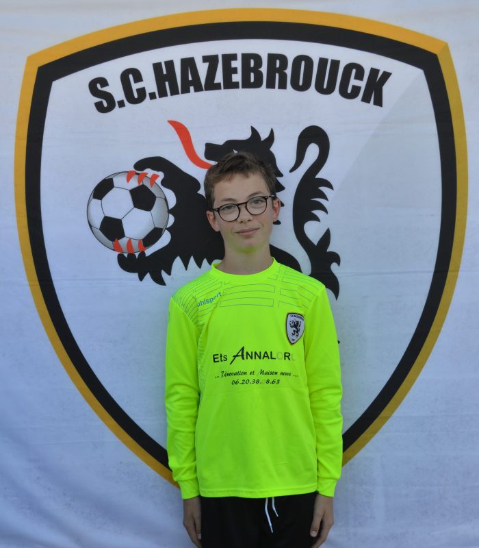 U13 Anthime Ammeux SCH SC Hazebrouck Sporting Club 2021