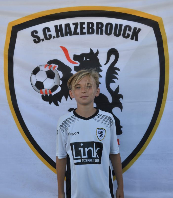 U13 Guylian Gouwy SCH SC Hazebrouck Sporting Club 2021