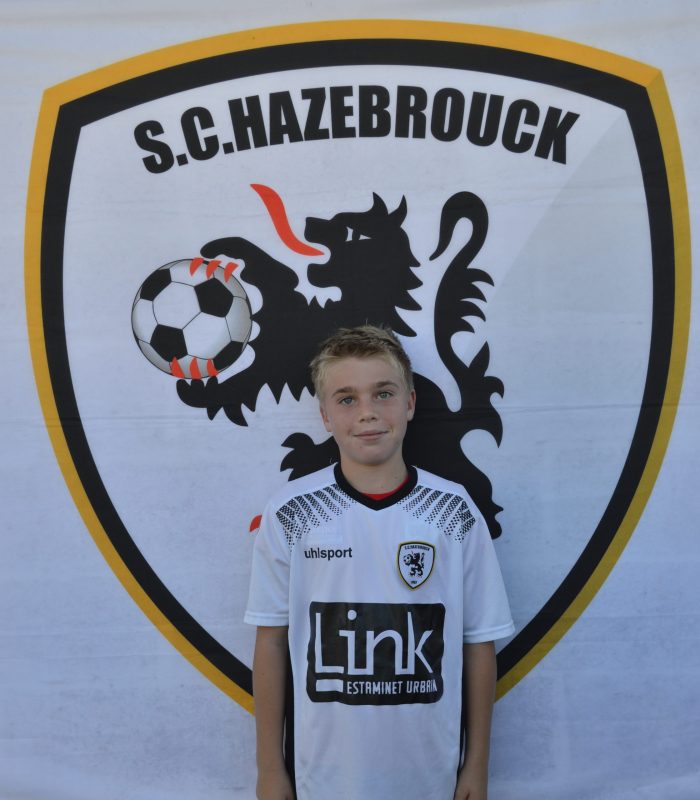 U13 Pollet Mathis SCH SC Hazebrouck Sporting Club 2021