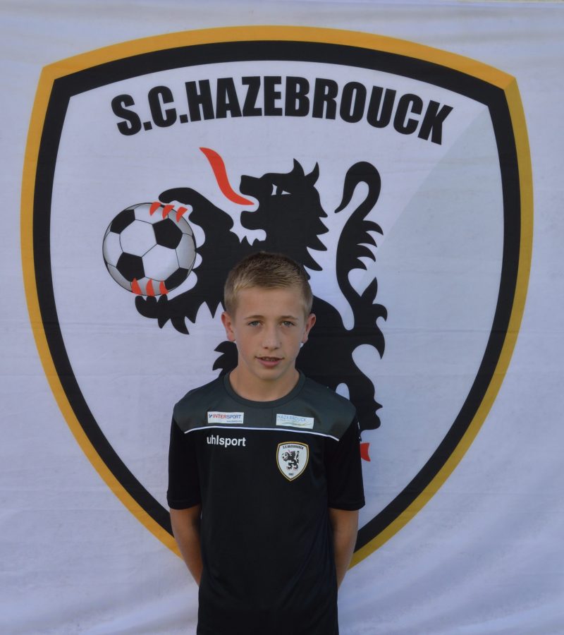 U16 Lucas Tryoen SCH SC Hazebrouck Sporting Club 2021